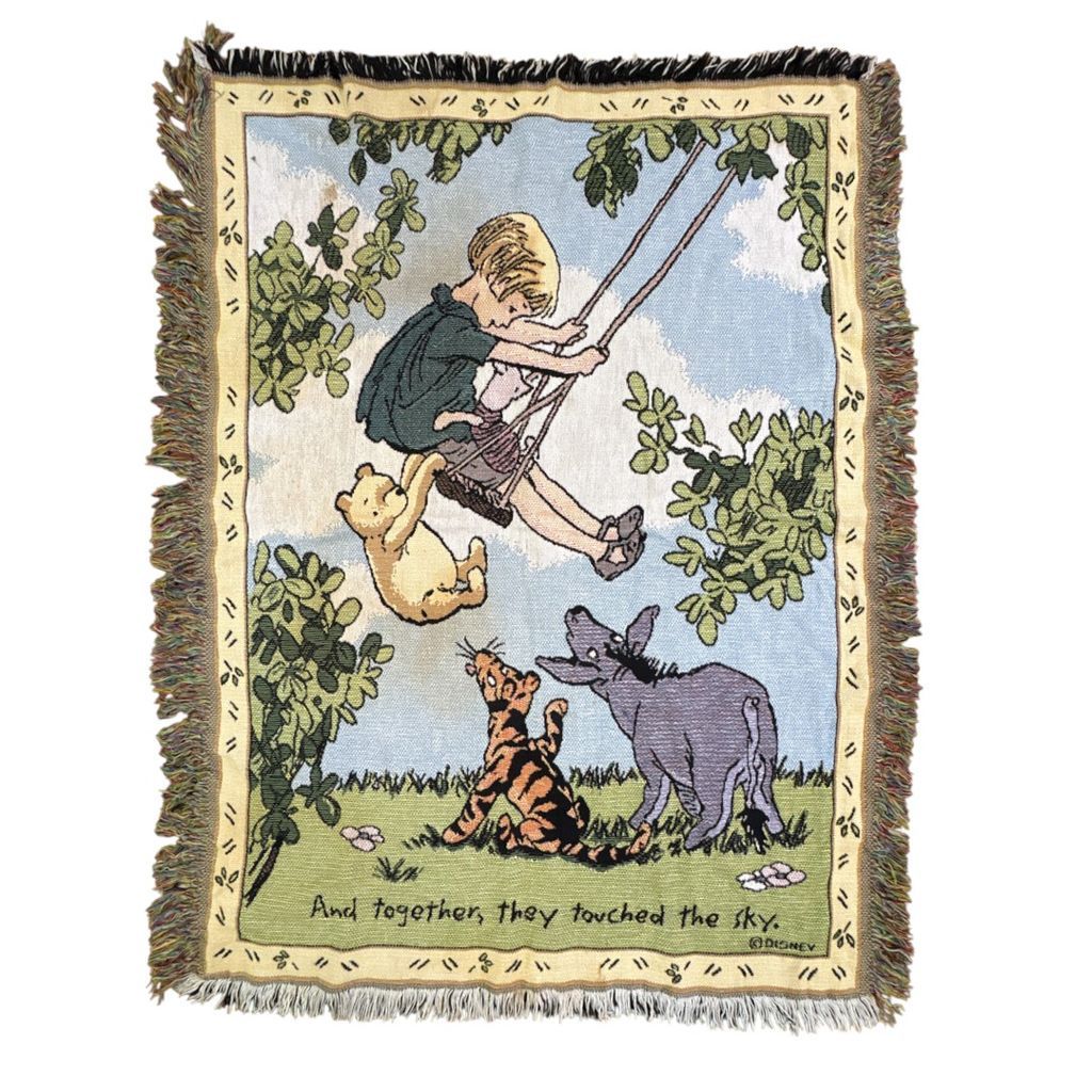 vintageラグ ブランケット マルチカバー タペストリー Disney