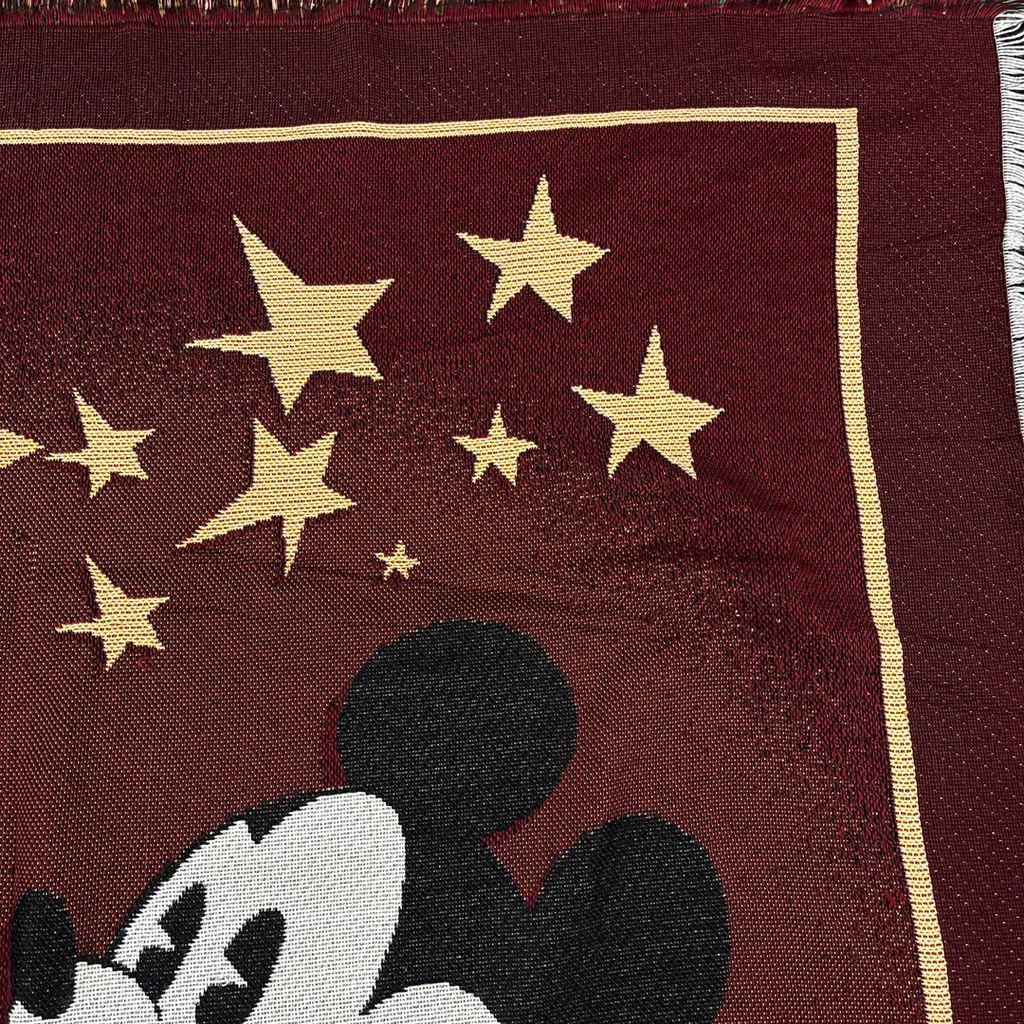 vintageラグ ブランケット マルチカバー タペストリー Disney