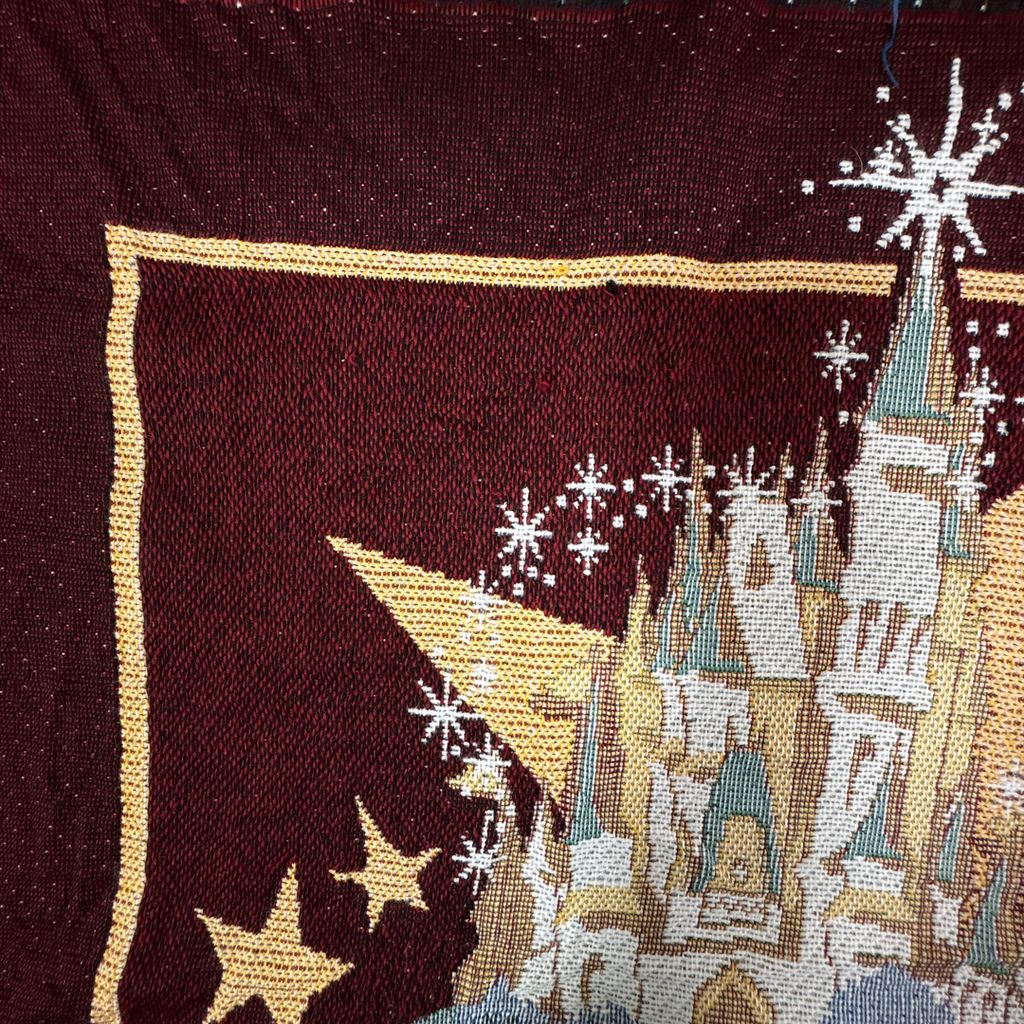 vintageラグ ブランケット マルチカバー タペストリー Disney