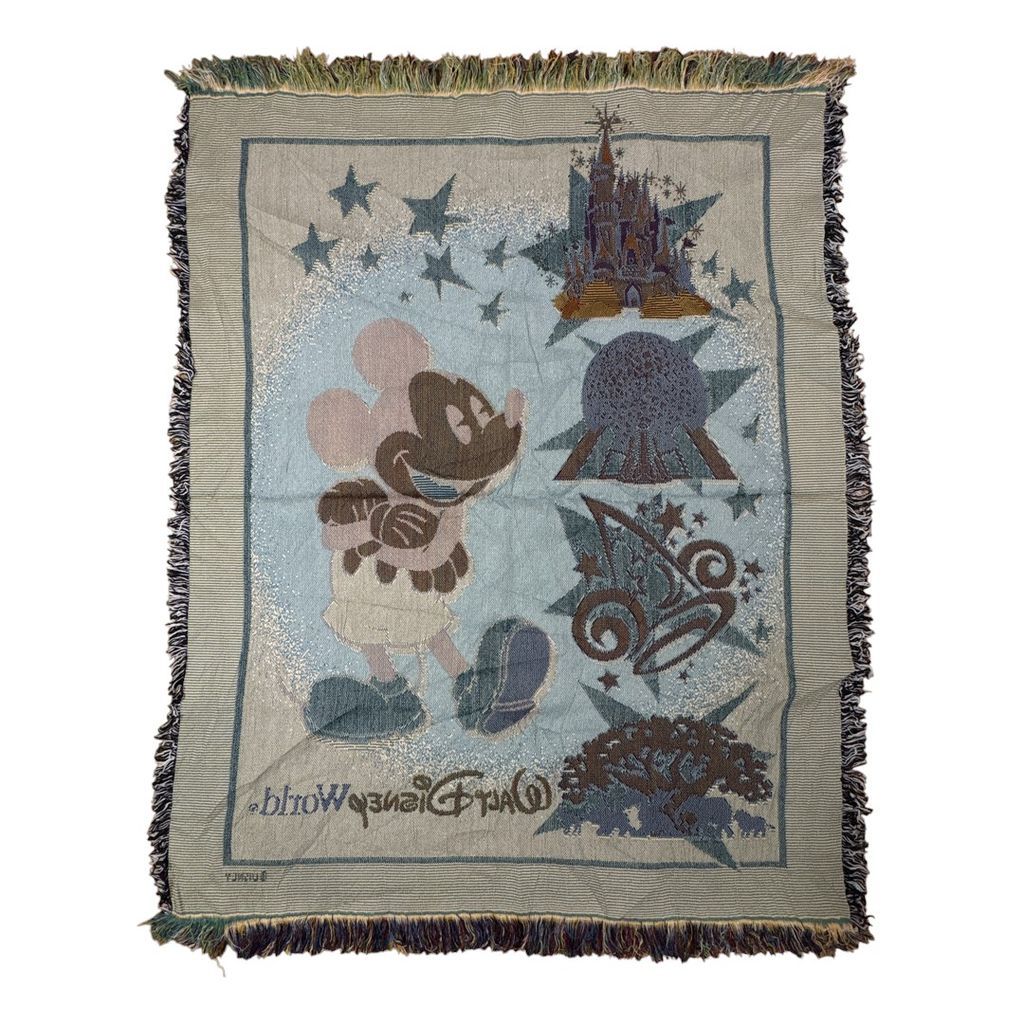vintageラグ ブランケット マルチカバー タペストリー Disney