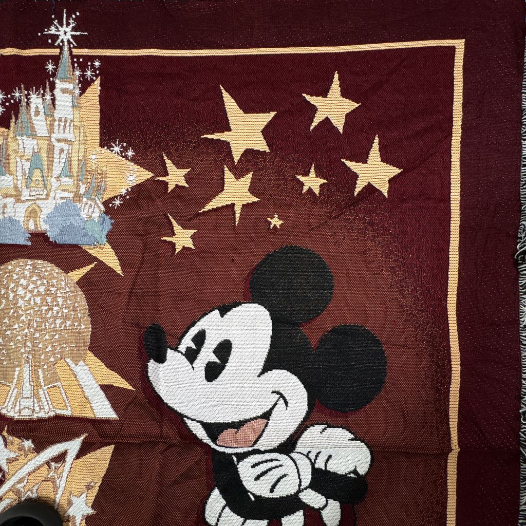 vintageラグ ブランケット マルチカバー タペストリー Disney