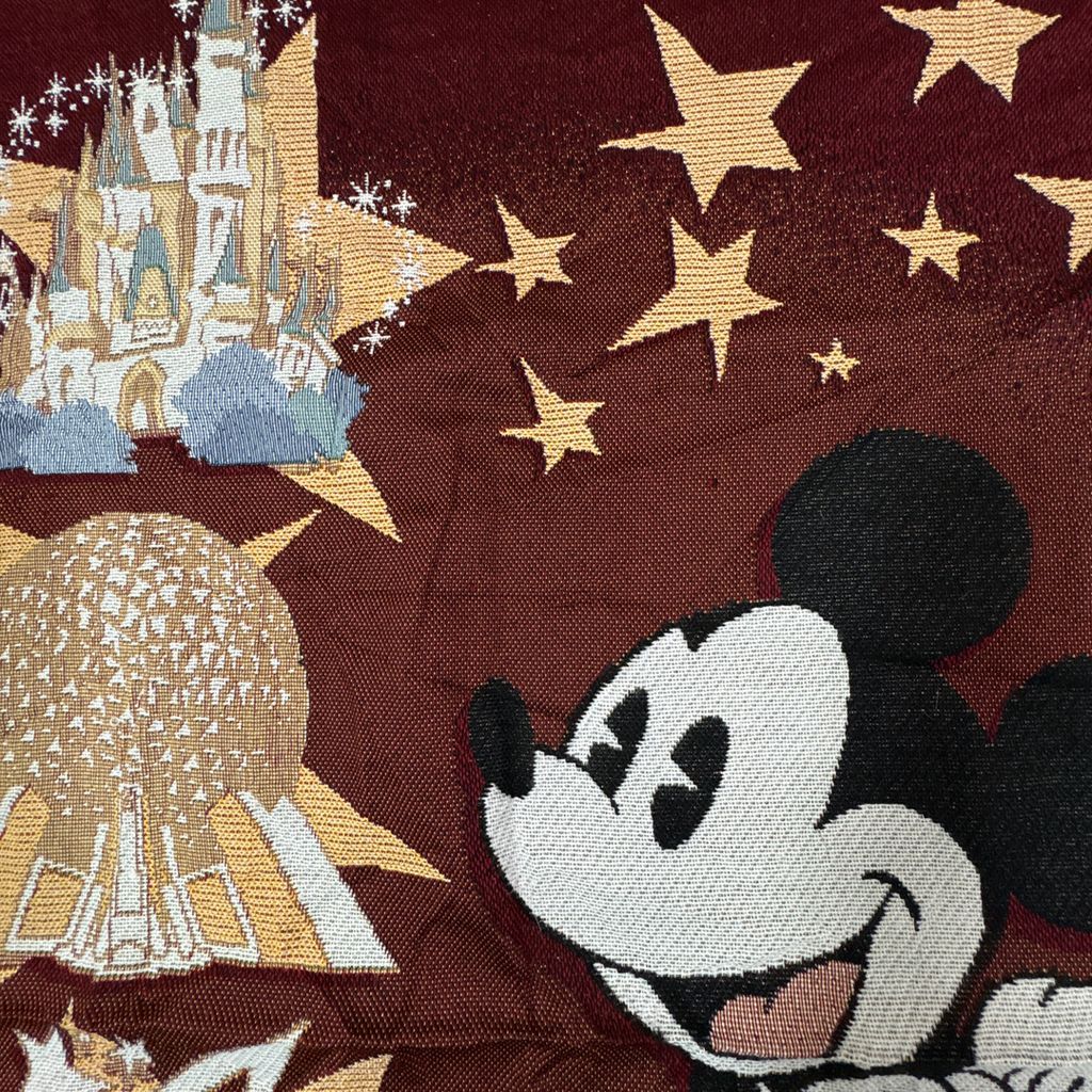 ディズニー タペストリー 大判 マルチカバー ラグマット vintageラグ ブランケット マルチカバー タペストリー Disney