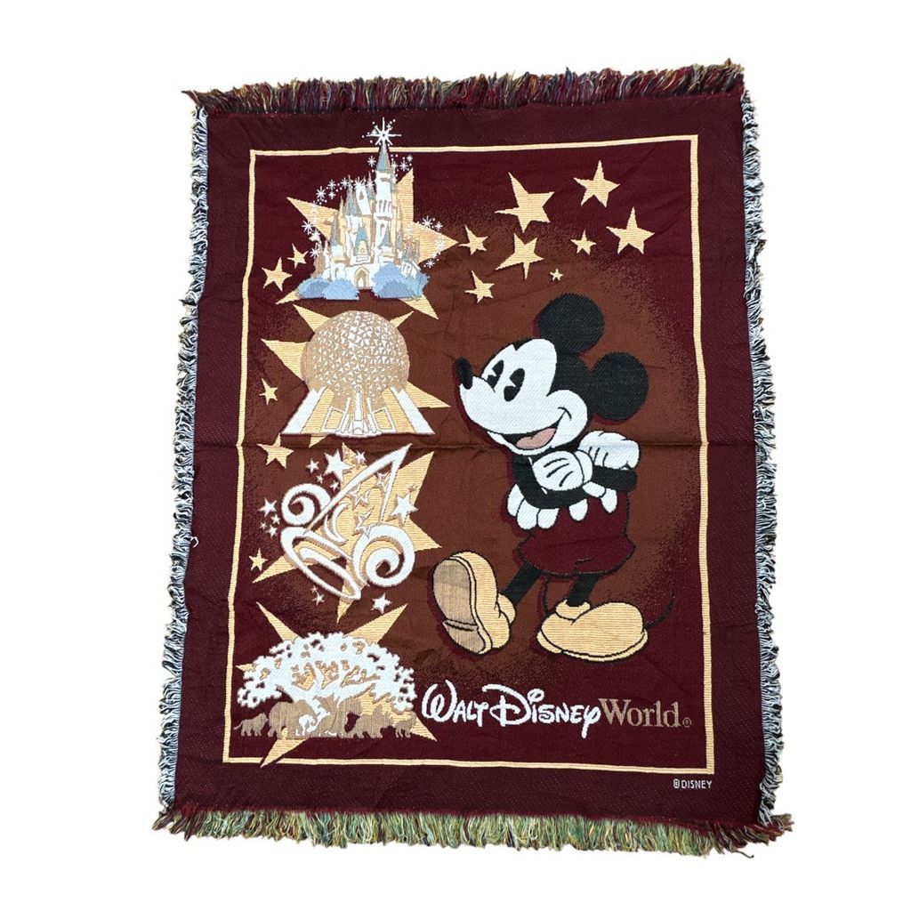 ディズニー ブランケット ラグ ビンテージ vintageラグ ブランケット マルチカバー タペストリー Disney