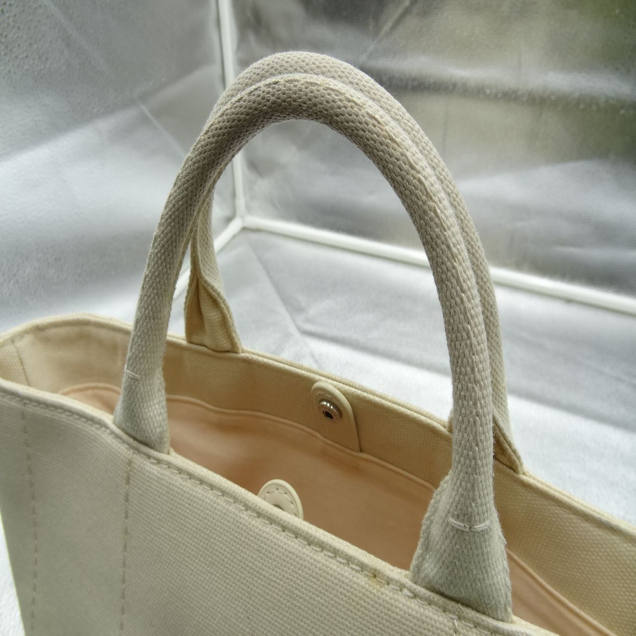 ANTEPRIMA MISTO トートバッグ キャンバスバッグ アイボリー 