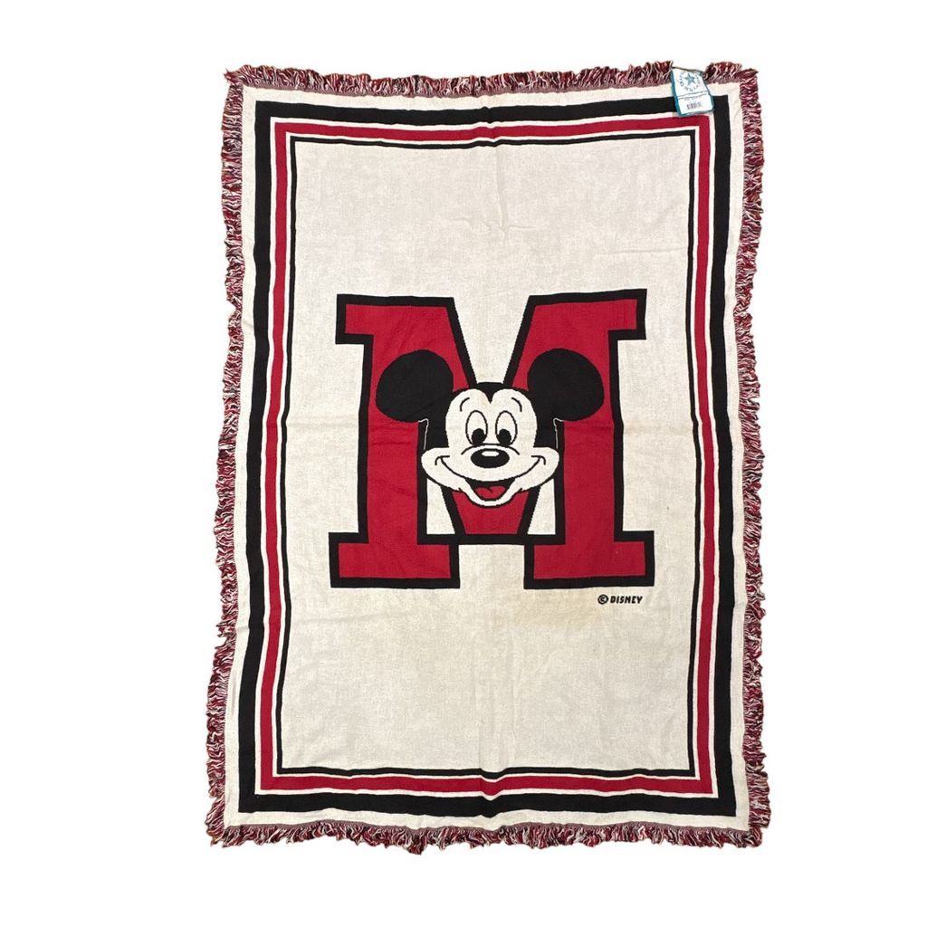 める】80s USA ブランケット ヴィンテージラグ タペストリー vintage