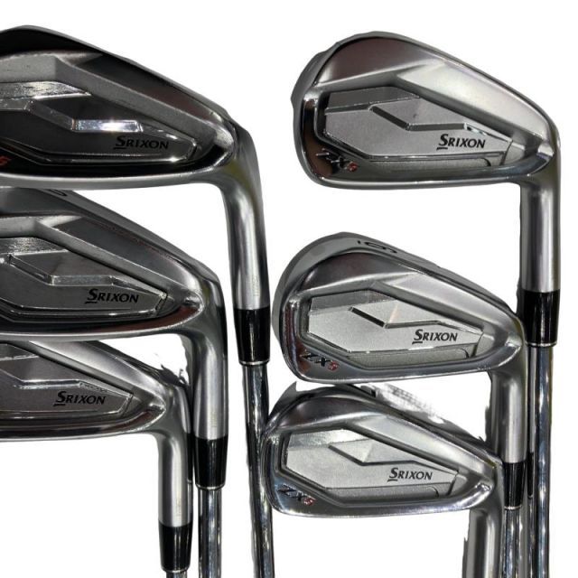 中古】 ダンロップ SRIXON ZX5 6S アイアンセット IR 純正特注シャフト