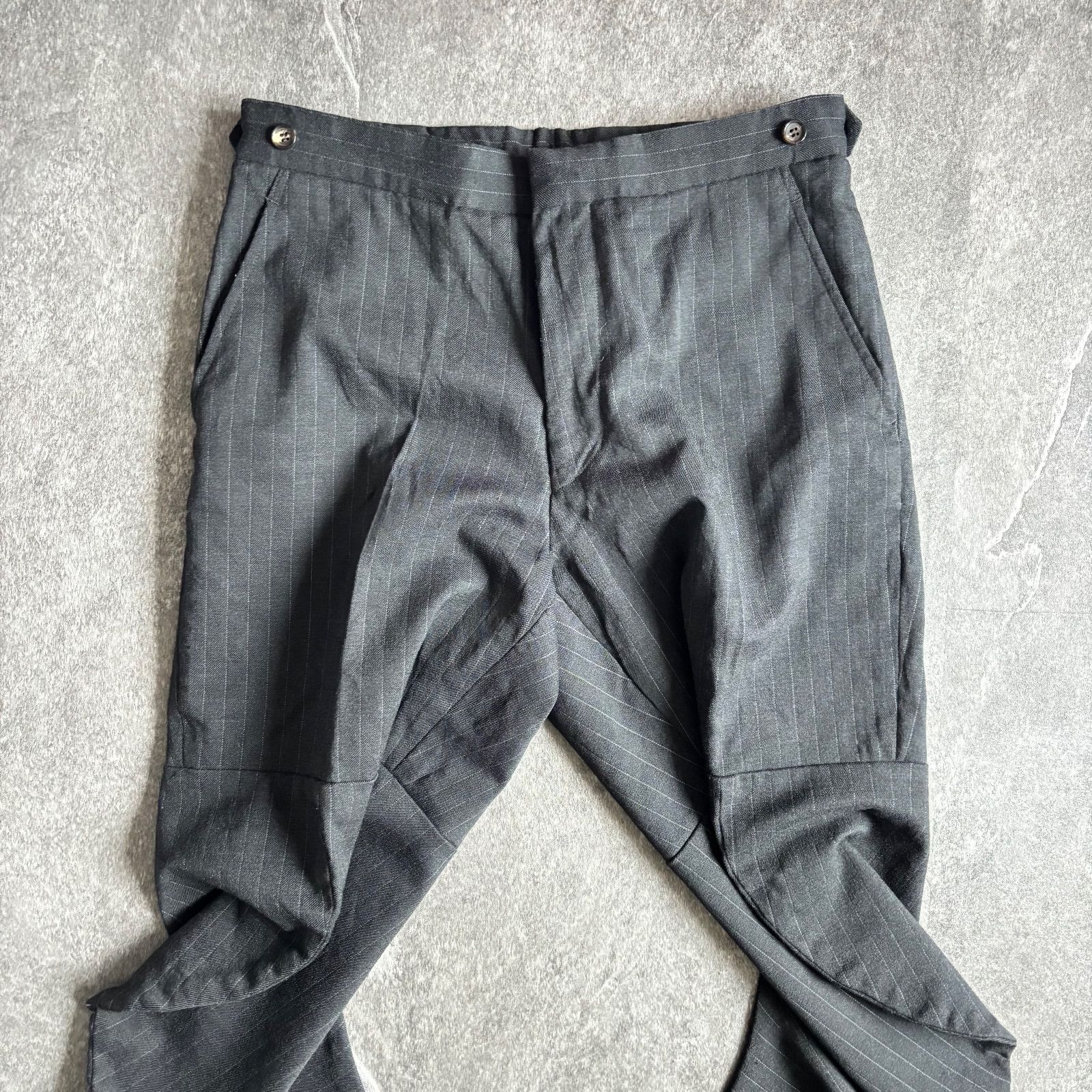 パンツ AD2010 COMME des GARCONS Velour Pants comme des garcons コムデギャルソン AD2010 変形スラックス - メルカリ