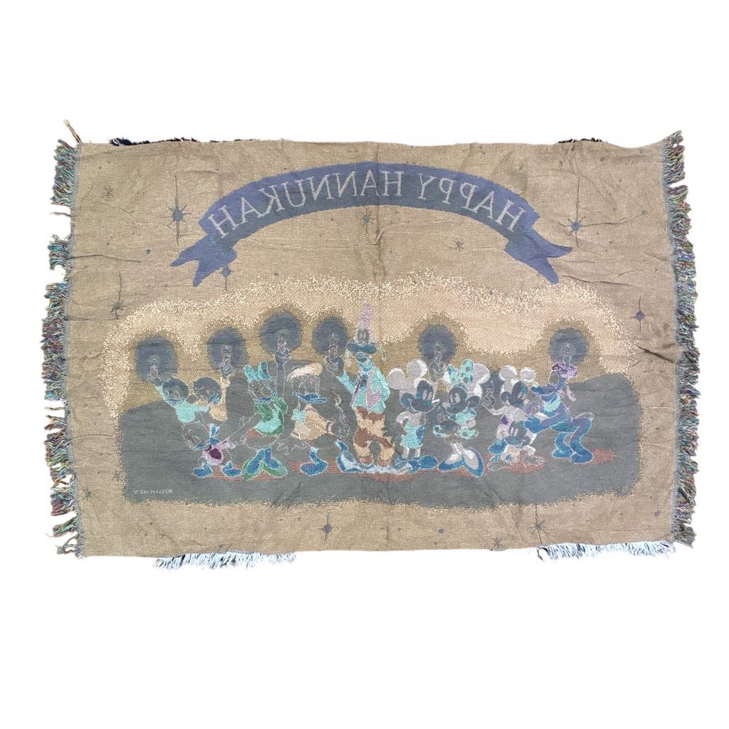 vintageラグ ブランケット マルチカバー タペストリー Disney