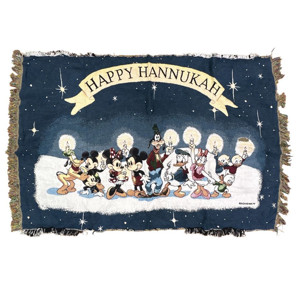 vintageラグ ブランケット マルチカバー タペストリー Disney