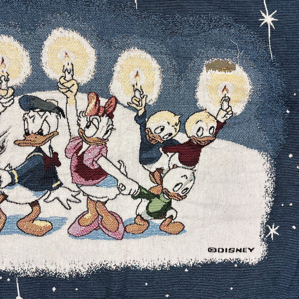 vintageラグ ブランケット マルチカバー タペストリー Disney