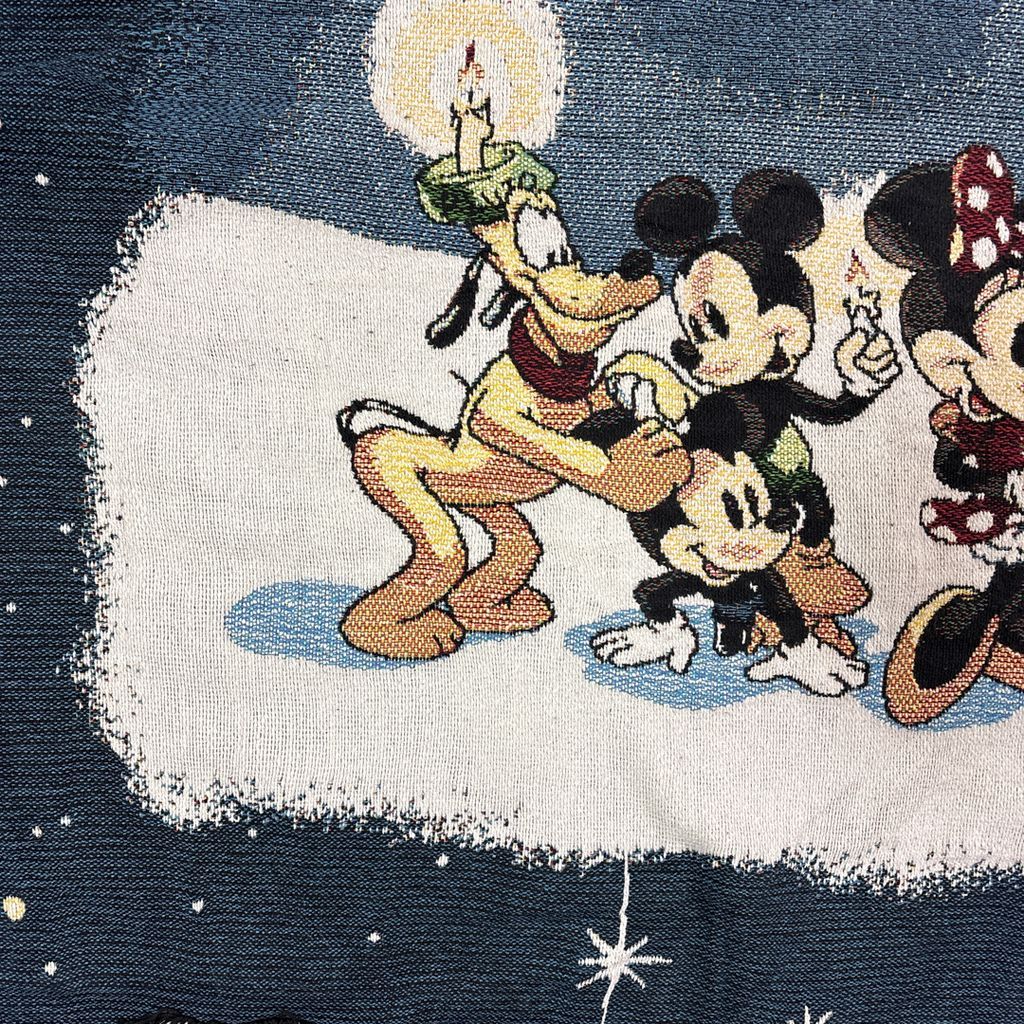 vintageラグ ブランケット マルチカバー タペストリー Disney