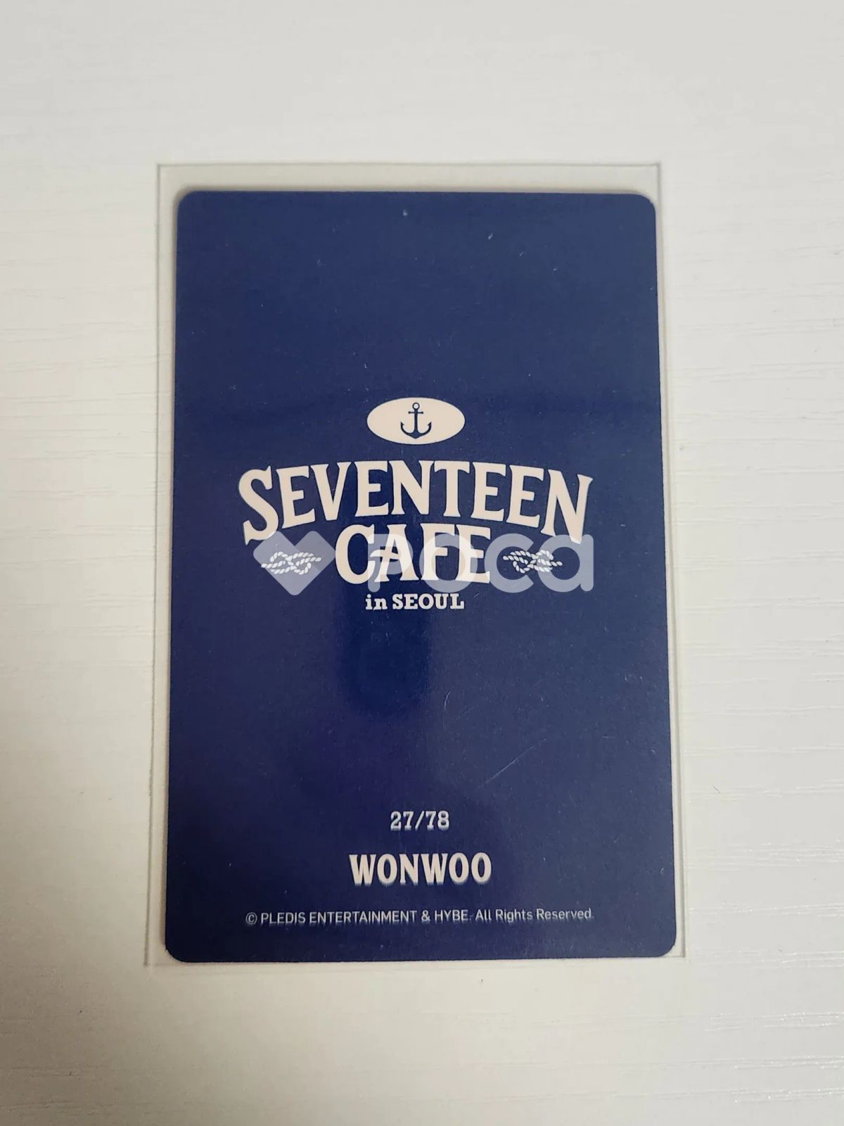 Seventeen ウォヌ セブチ SEVENTEEN CAFE in SEOUL Trading Card Set