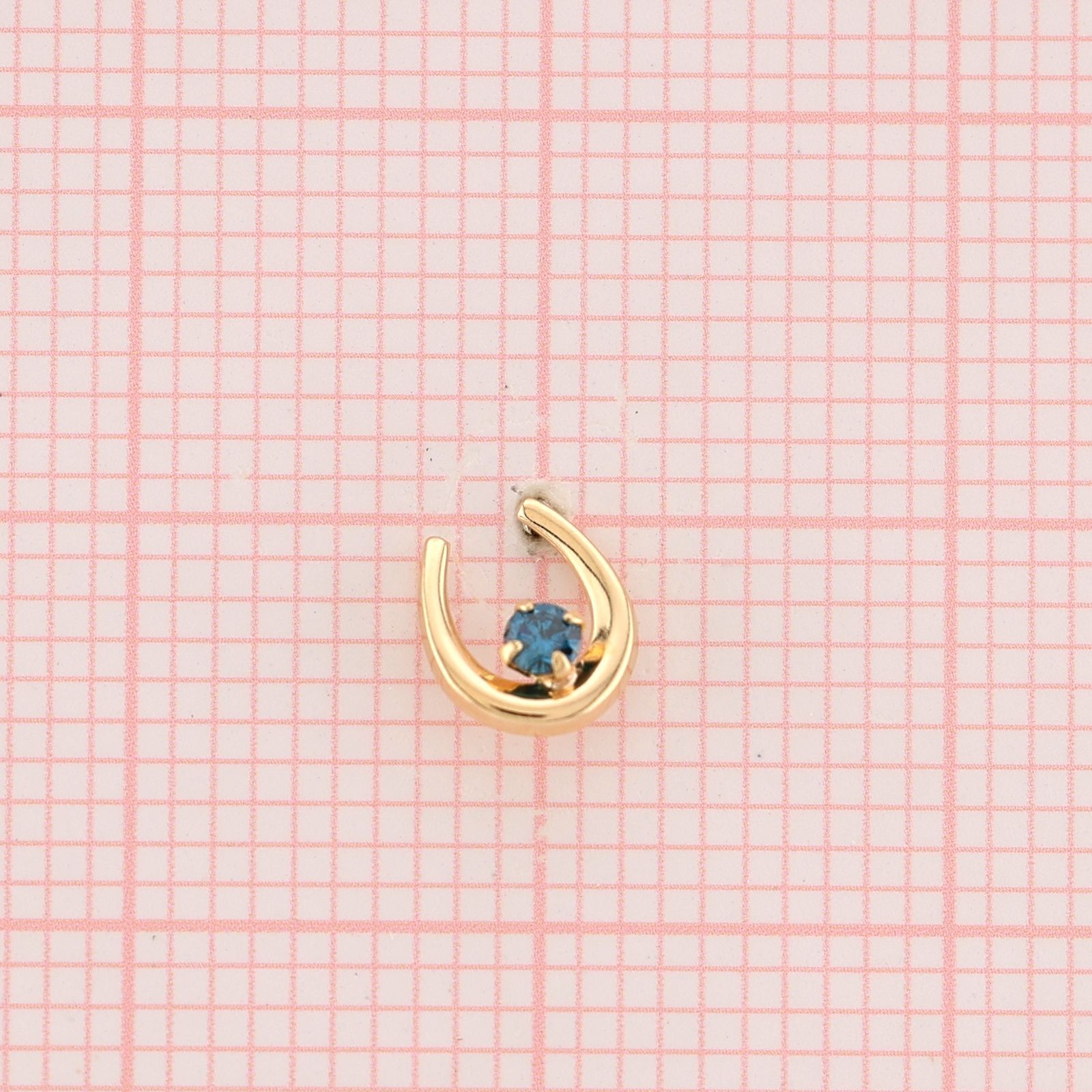 参考定価65,670円！》 K18 ゴールド ブルーダイヤモンド 0.05ct セット 