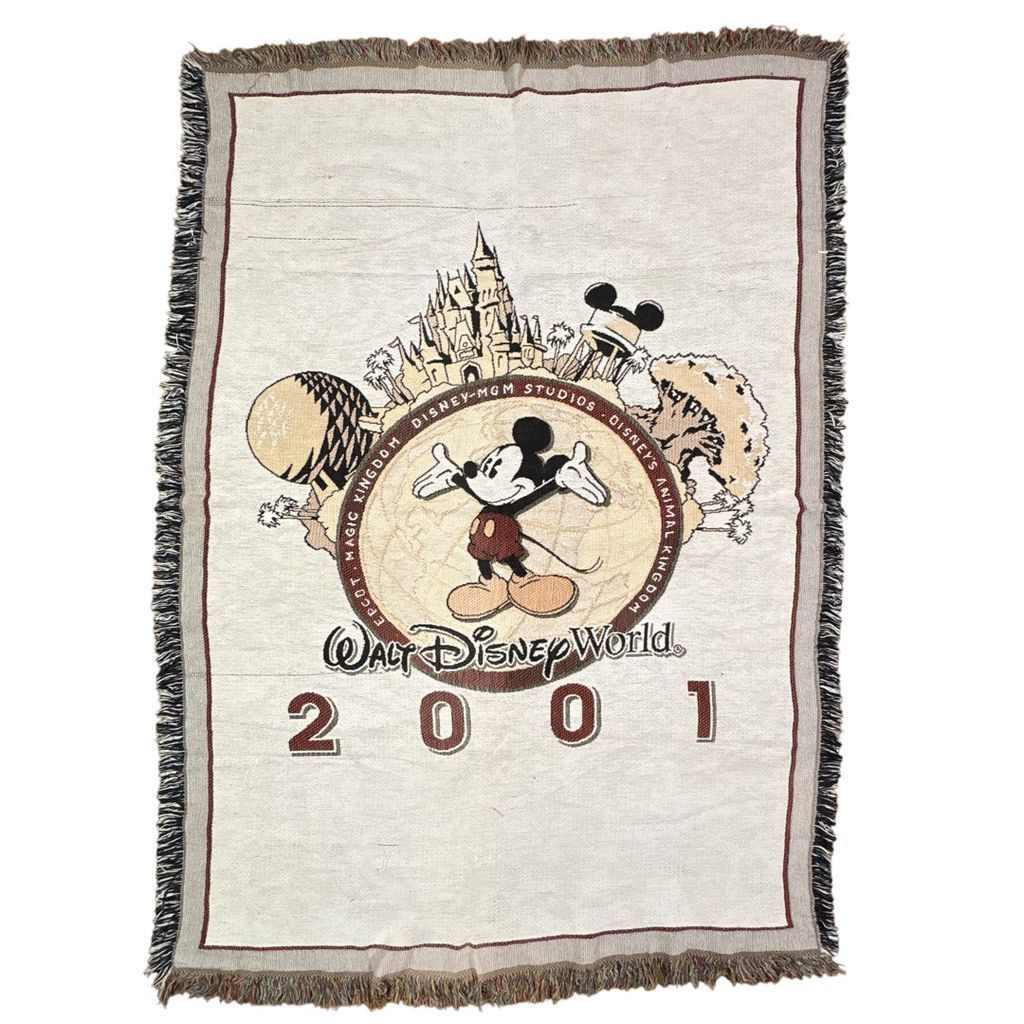 vintageラグ ブランケット マルチカバー タペストリー Disney