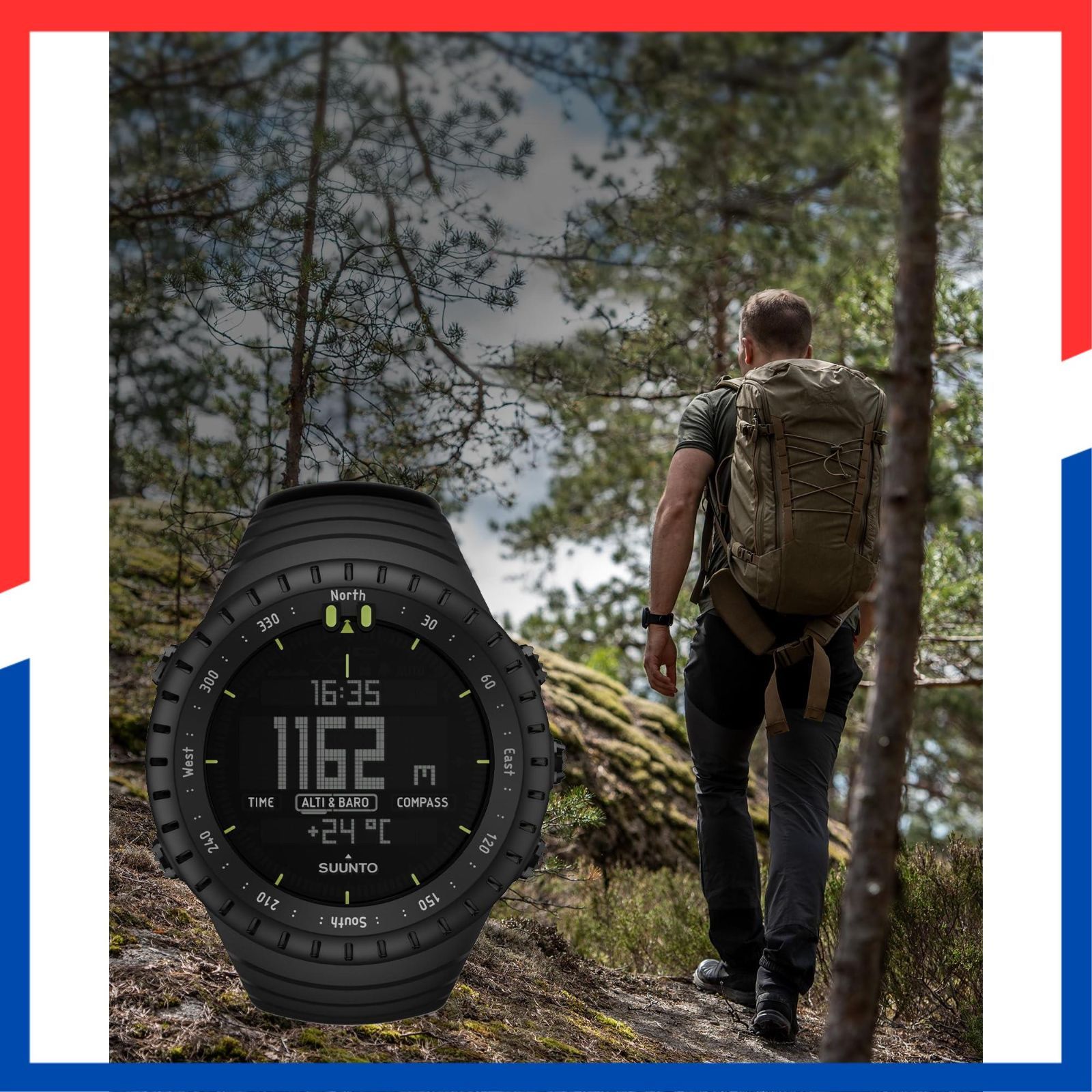 即日発送】Core コア 高度計 腕時計 気圧/温度計 コンパス 水深計測