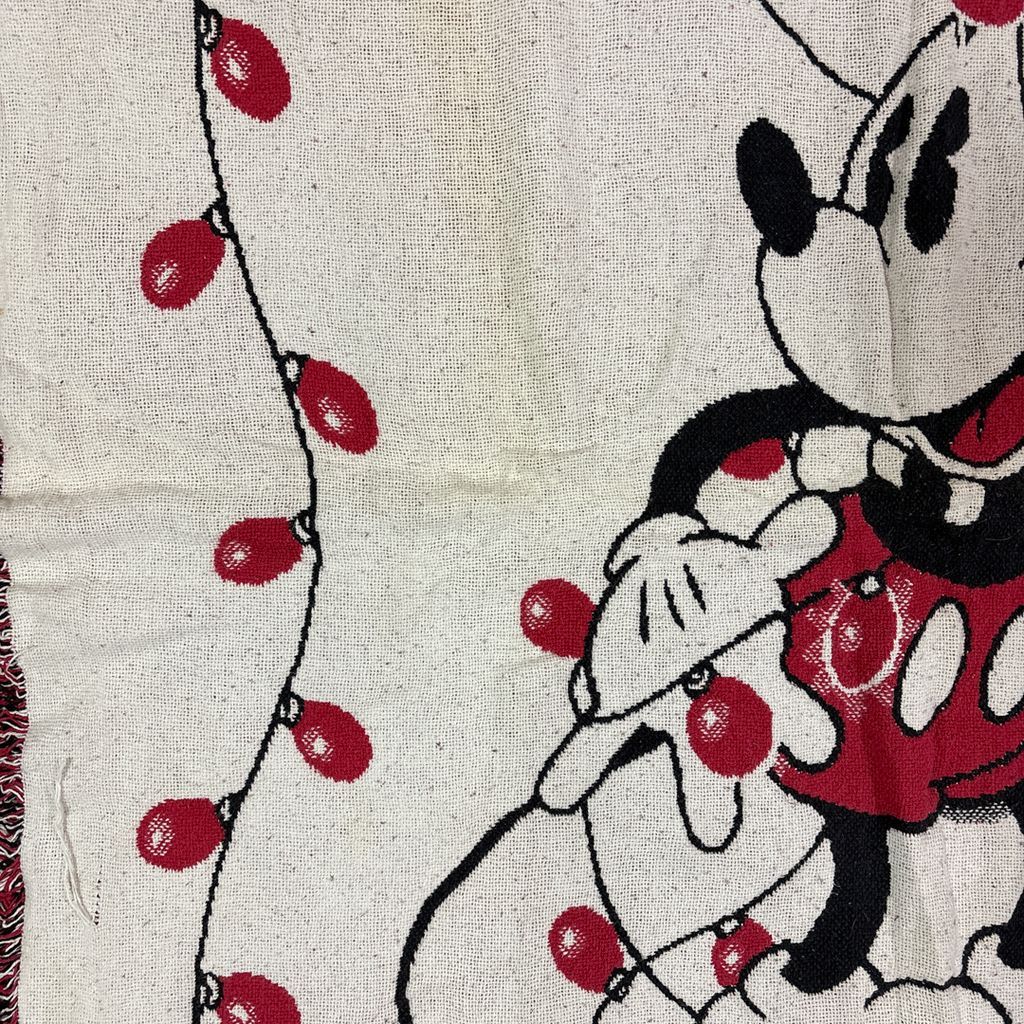 vintageラグ ブランケット マルチカバー タペストリー Disney