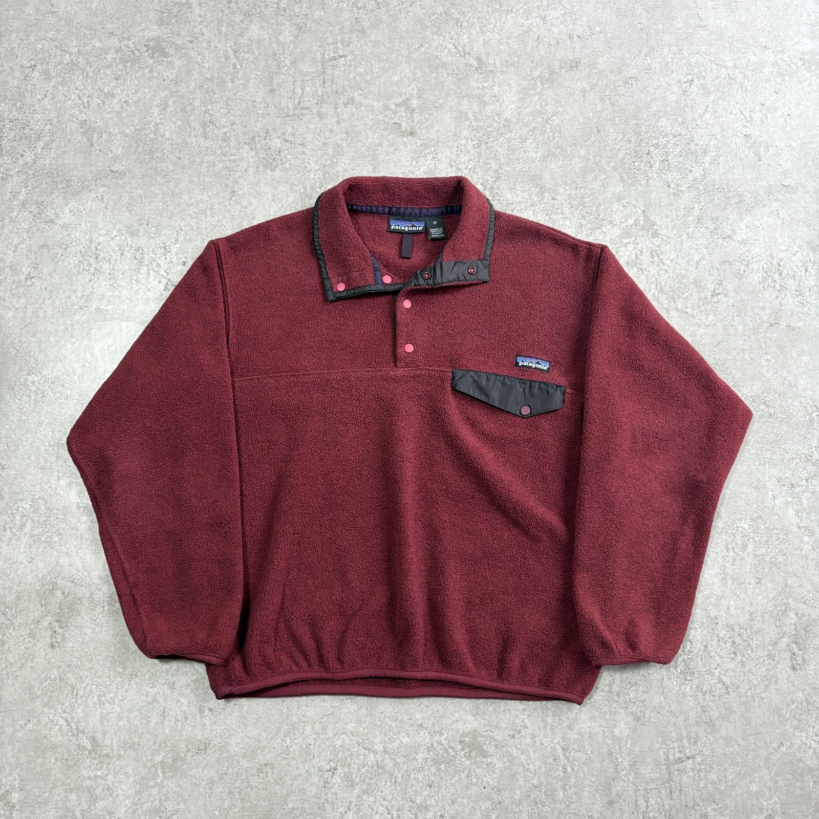 90s 1996年 JAMAICA製 patagonia Synchilla Snap T Pullover 【 brown