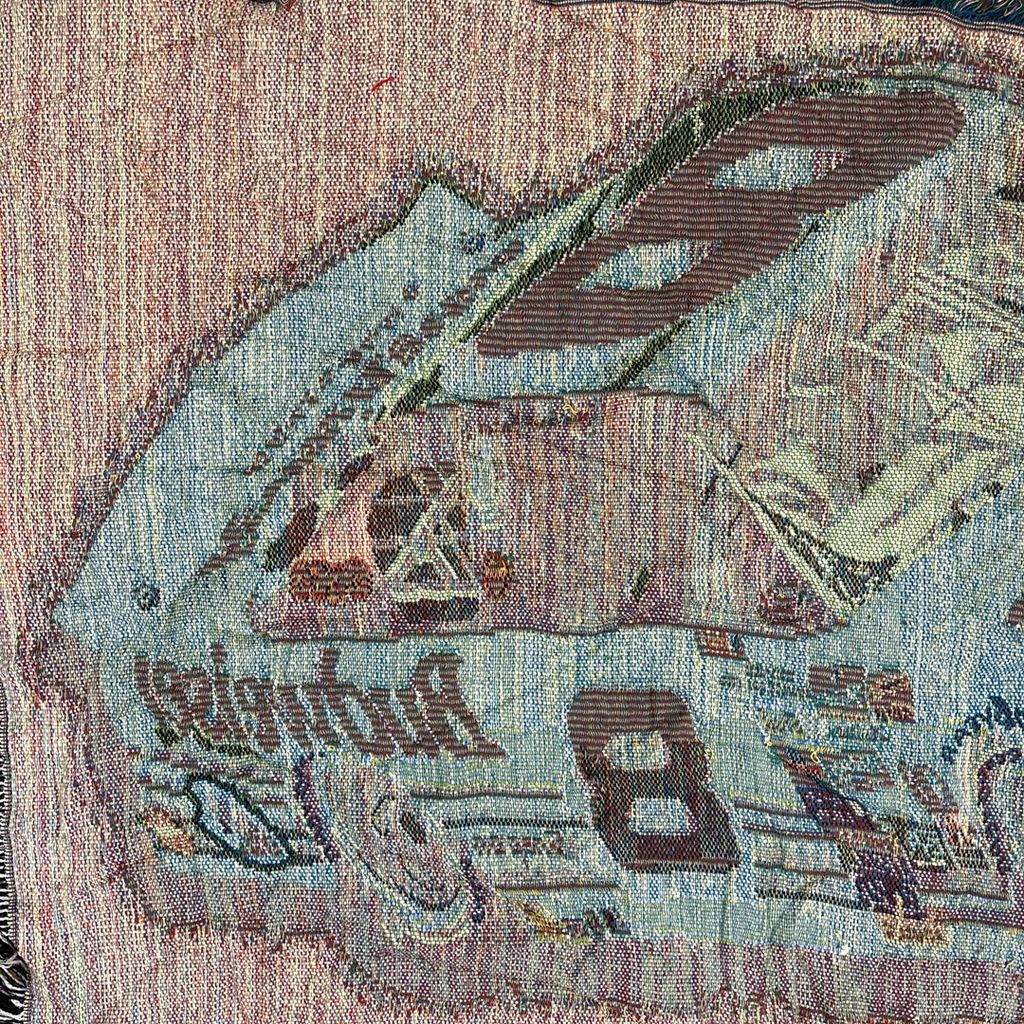 vintageラグ ブランケット マルチカバー タペストリー スポーツ SPORT