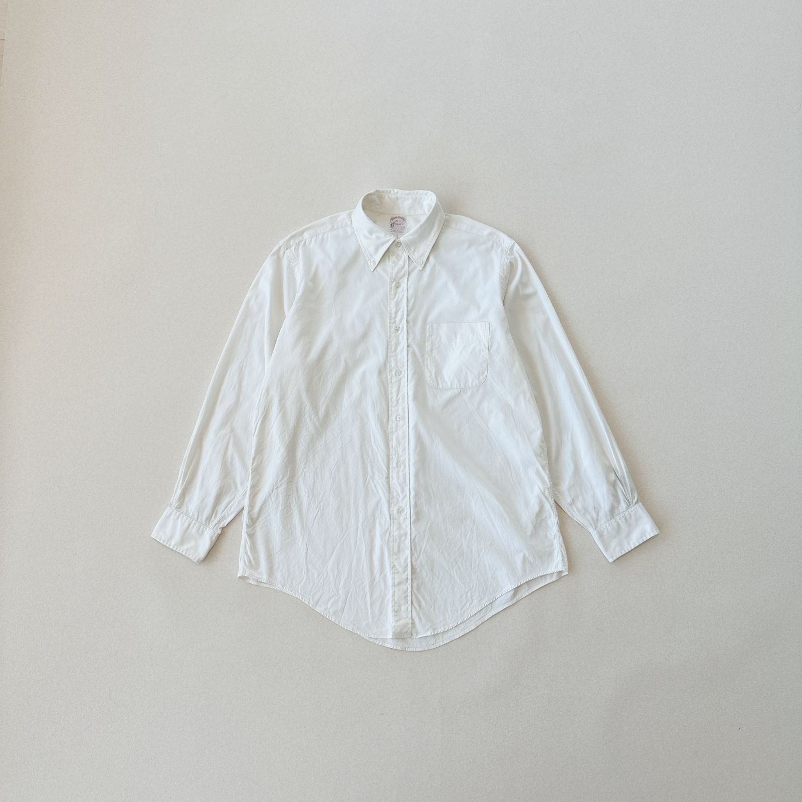 80s Brooks Brothers USA製 Makers BDシャツ 16-3 オフホワイト - メルカリ