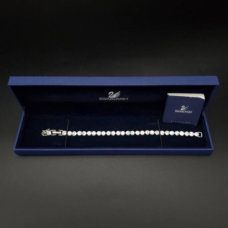 美品 SWAROVSKI スワロフスキー ブレスレット テニスブレスレット