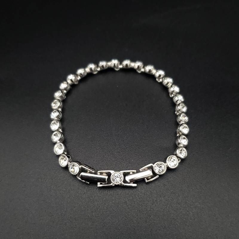 美品 SWAROVSKI スワロフスキー ブレスレット テニスブレスレット
