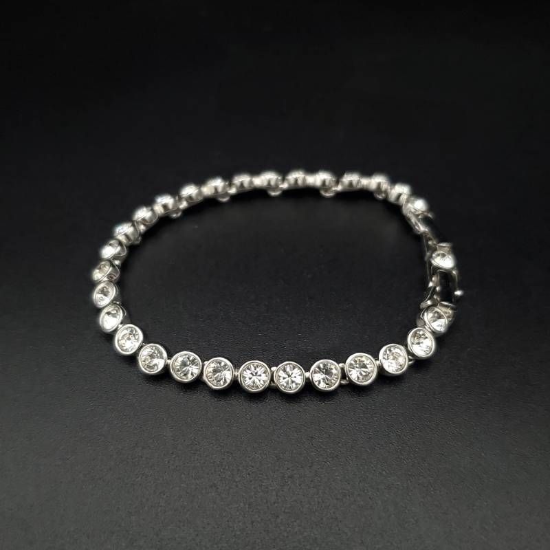 美品 SWAROVSKI スワロフスキー ブレスレット テニスブレスレット 