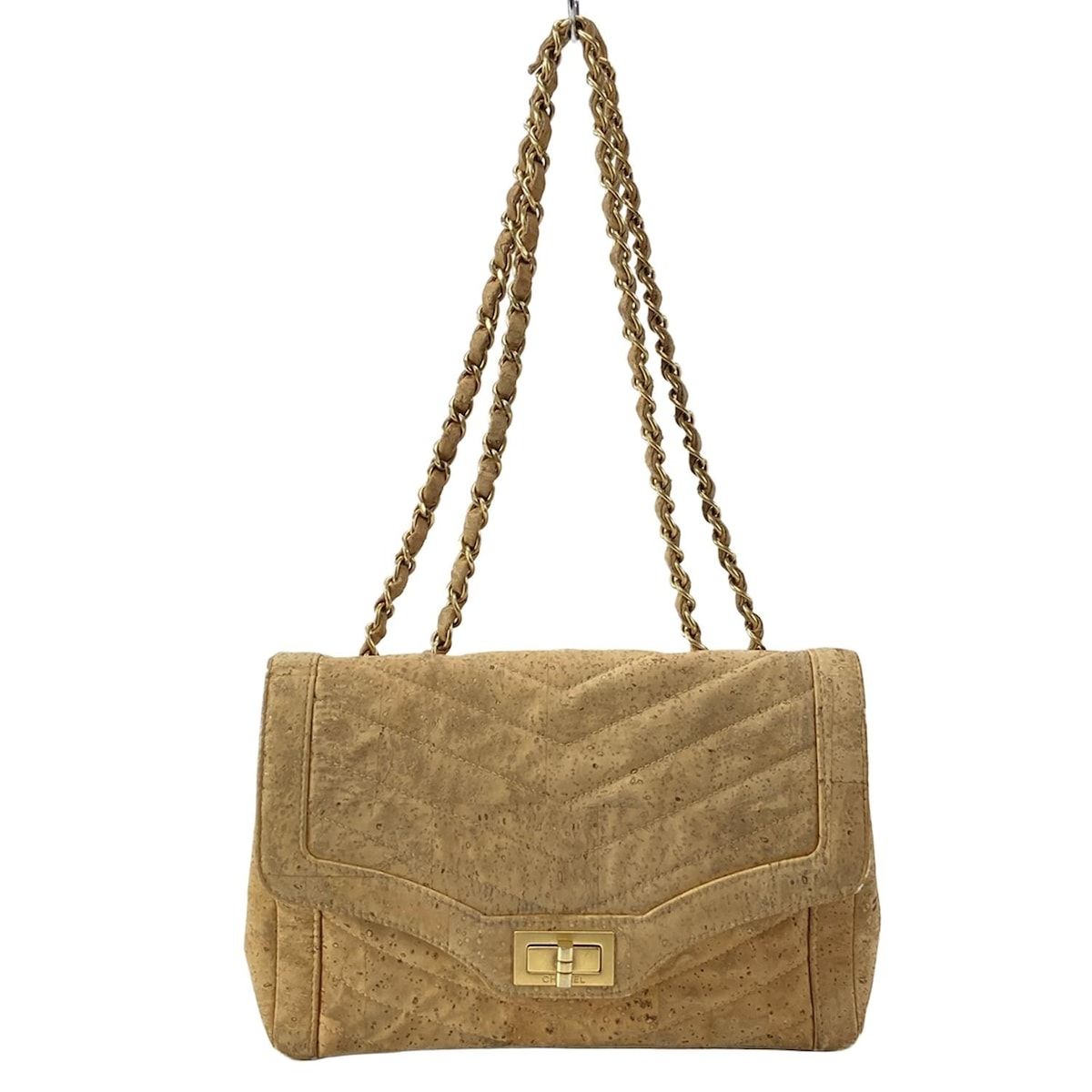 CHANEL(シャネル) ショルダーバッグ 2.55/Vステッチ(シェブロン