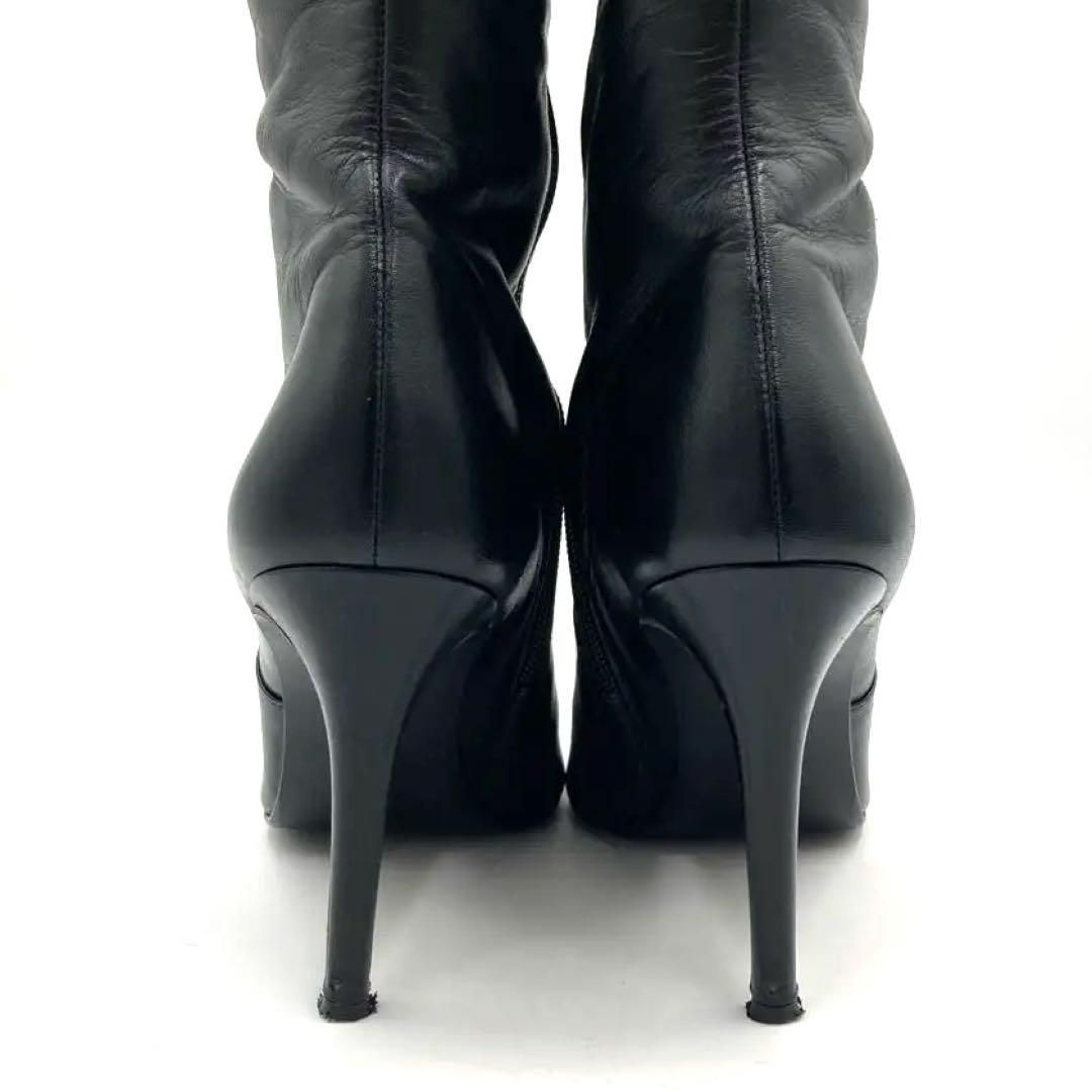 DIANA ダイアナ ロング ブーツ 24cm レザー ブラック 日本製 - メルカリ