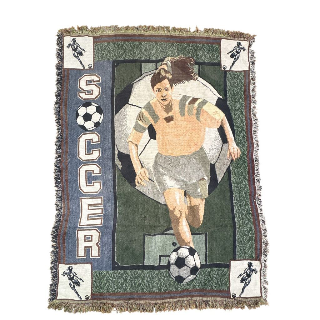 vintageラグ ブランケット マルチカバー タペストリー スポーツ SPORT