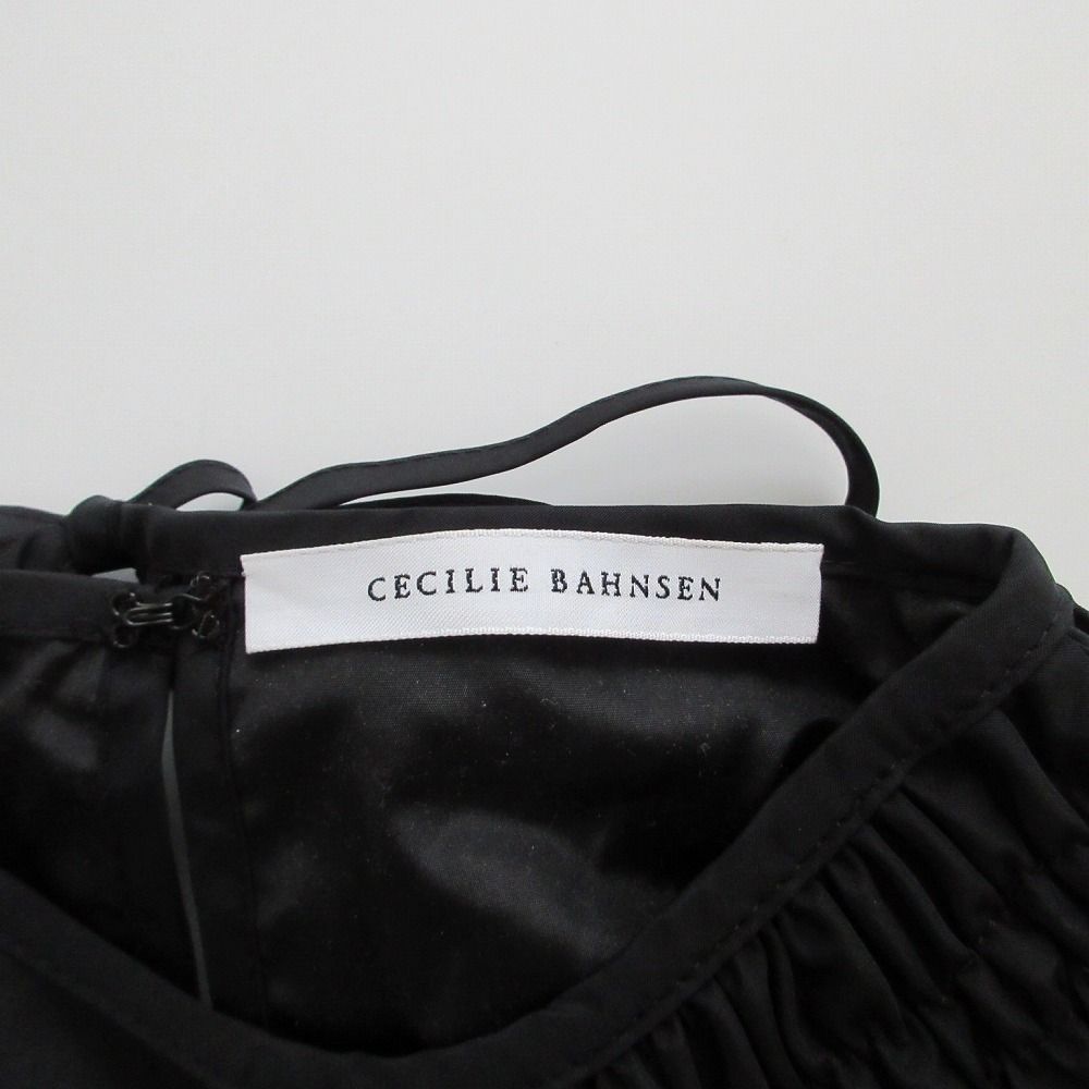 CECILIE BAHNSEN セシリー バンセン ギャザー ノースリーブ ブラウス 