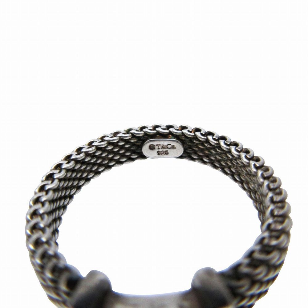 TIFFANY＆Co. ティファニー サマセット 3Pダイヤ SV925 メッシュ