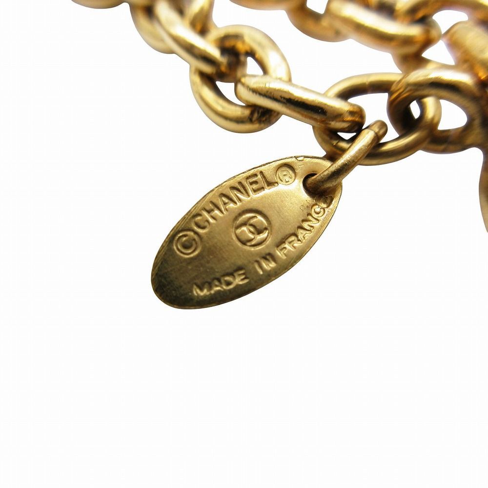 美品 CHANEL シャネル ヴィンテージ ひし形 マトラッセ ペンダント