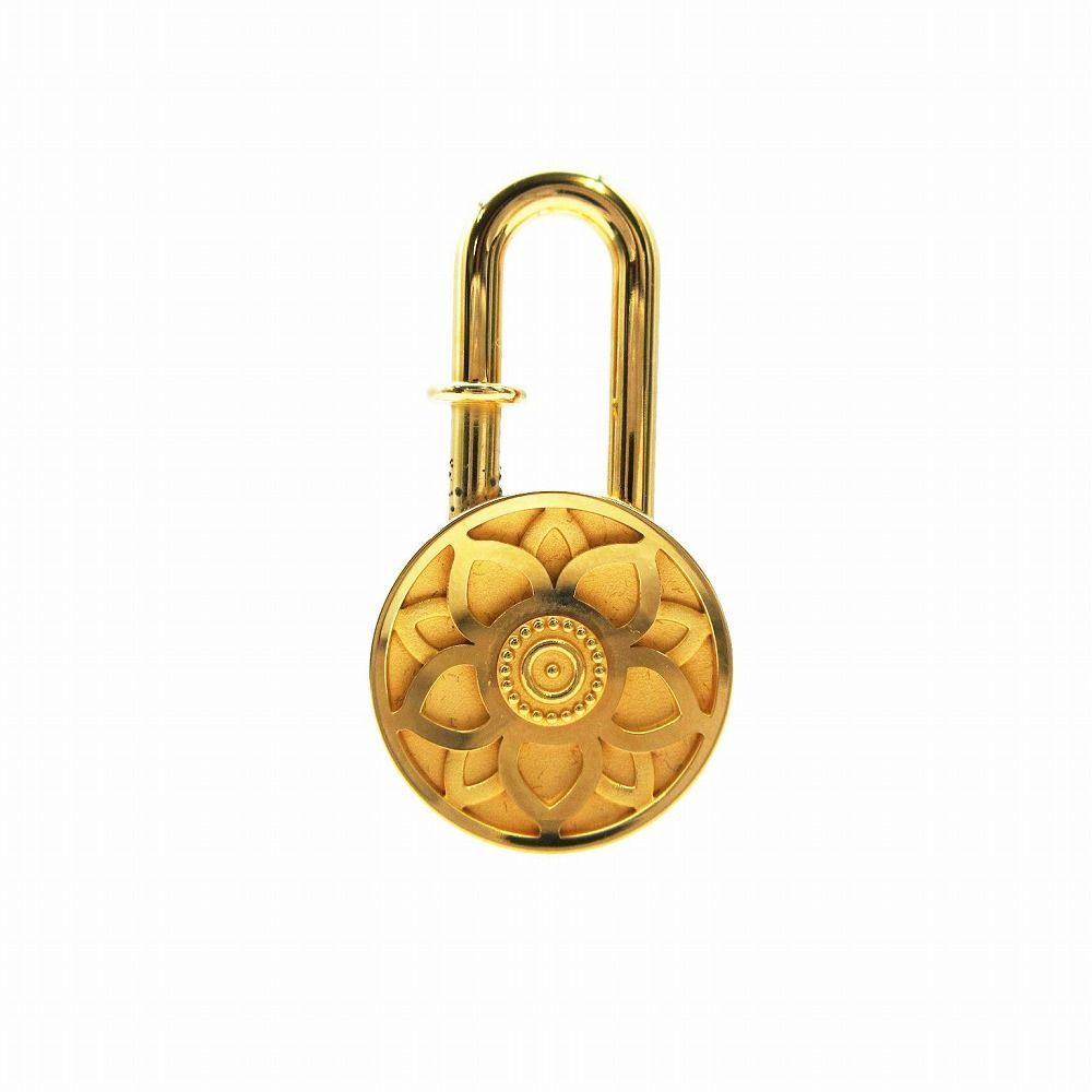 HERMES エルメス 08年限定 lotus flower cadena charm 蓮の花 カデナ