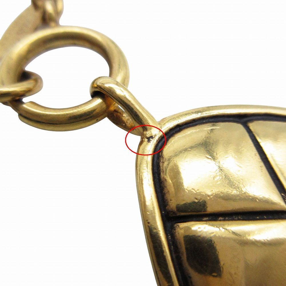 美品 CHANEL シャネル ヴィンテージ ひし形 マトラッセ ペンダント