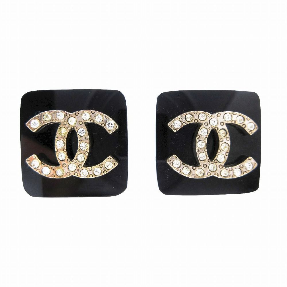 CHANEL シャネル ヴィンテージ 95P ココマーク ラインストーン CHANEL シャネル ヴィンテージ 95P ココマーク ラインストーン