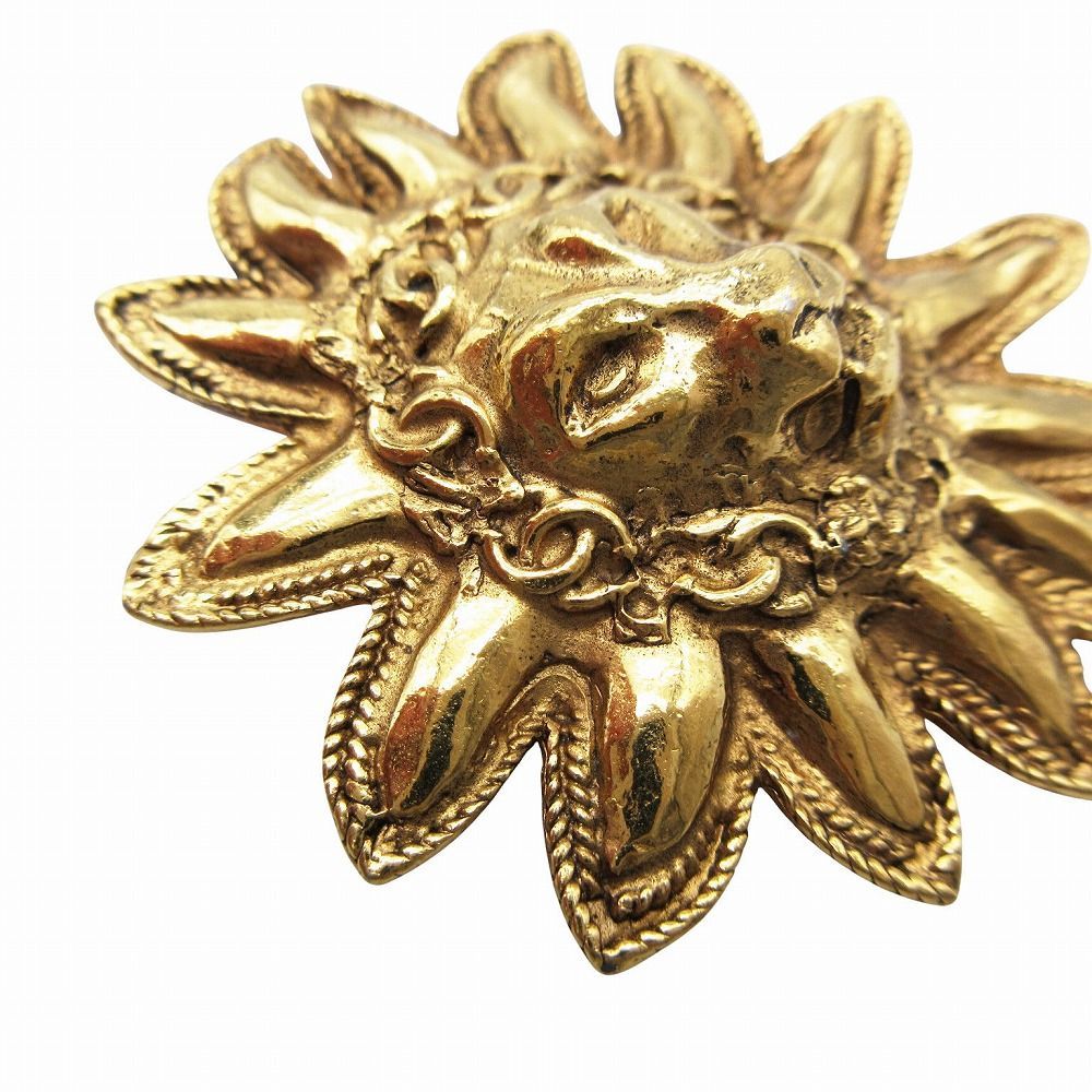 CHANEL シャネル ヴィンテージ ライオンヘッド ブローチ アクセサリー