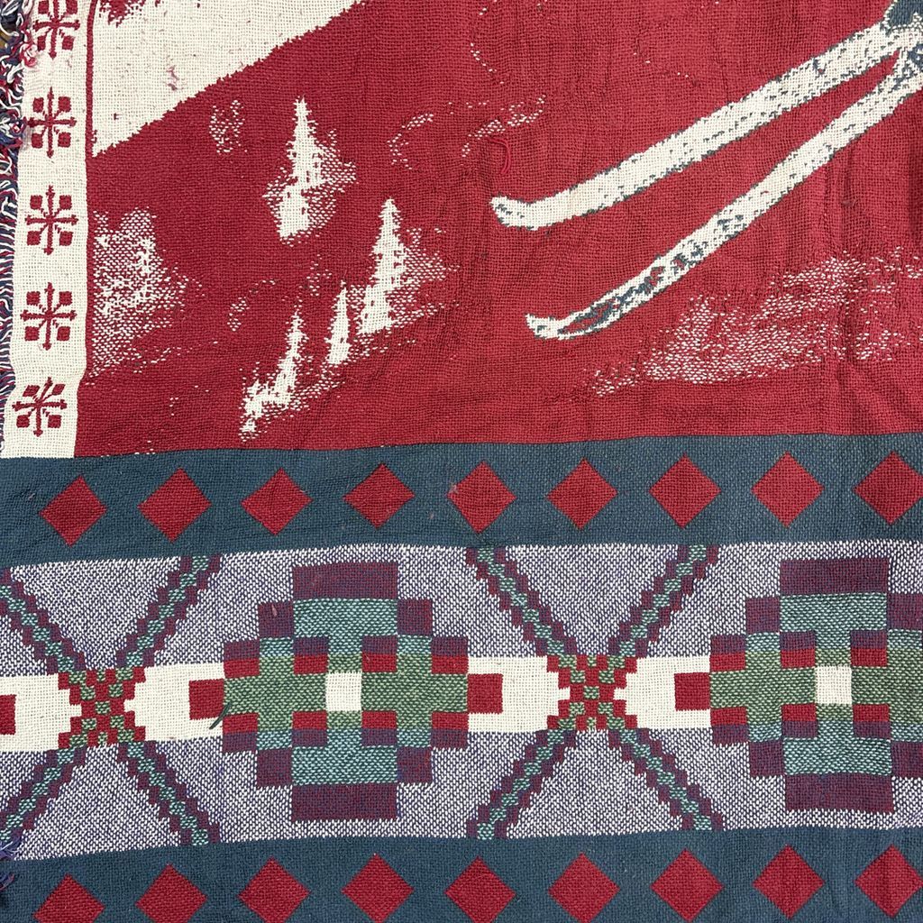 vintageラグ ブランケット マルチカバー タペストリー スポーツ SPORT