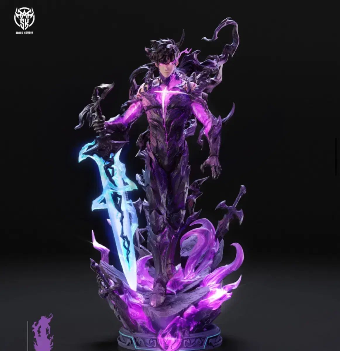 俺だけレベルアップな件 マスク ソン・ジヌ 1/4 レジン フィギュア 未