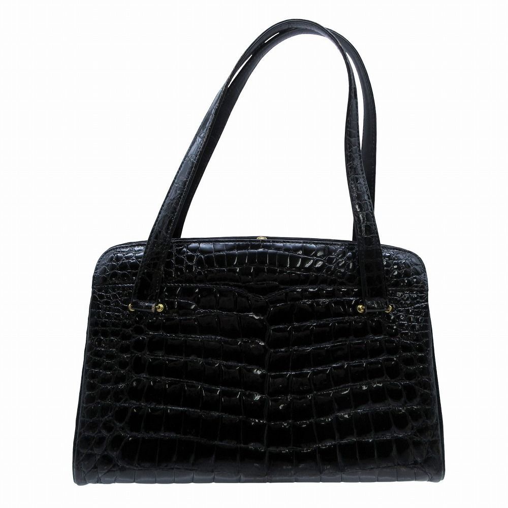 クロコ　本革　カイヨー　2way  ショルダーバッグ　ハンドバッグ　エキゾチック KAIYO カイヨ CROCODILE クロコダイル シャイニークロコ ワニ革