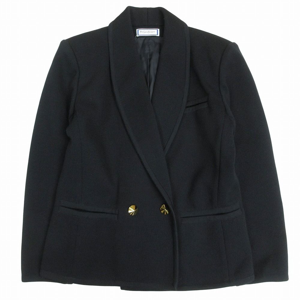 YVES SAINT LAURENT イヴサンローランダブルブレスト 90s 金ボタン 