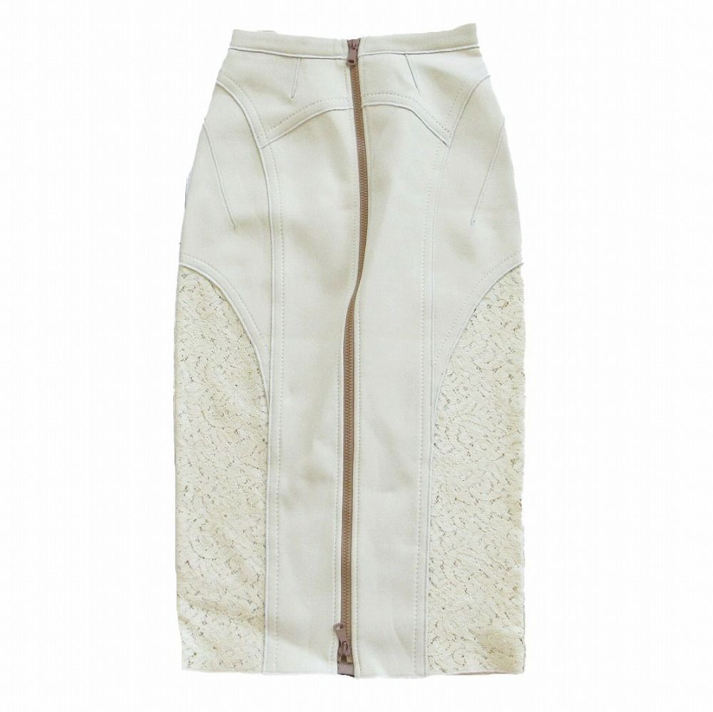 新品 N°21 ヌメロ ヴェントゥーノ スカート ブラウン サイズ36 XS N°21 ヌメロ ヴェントゥーノ numero ventuno ボンディング バック