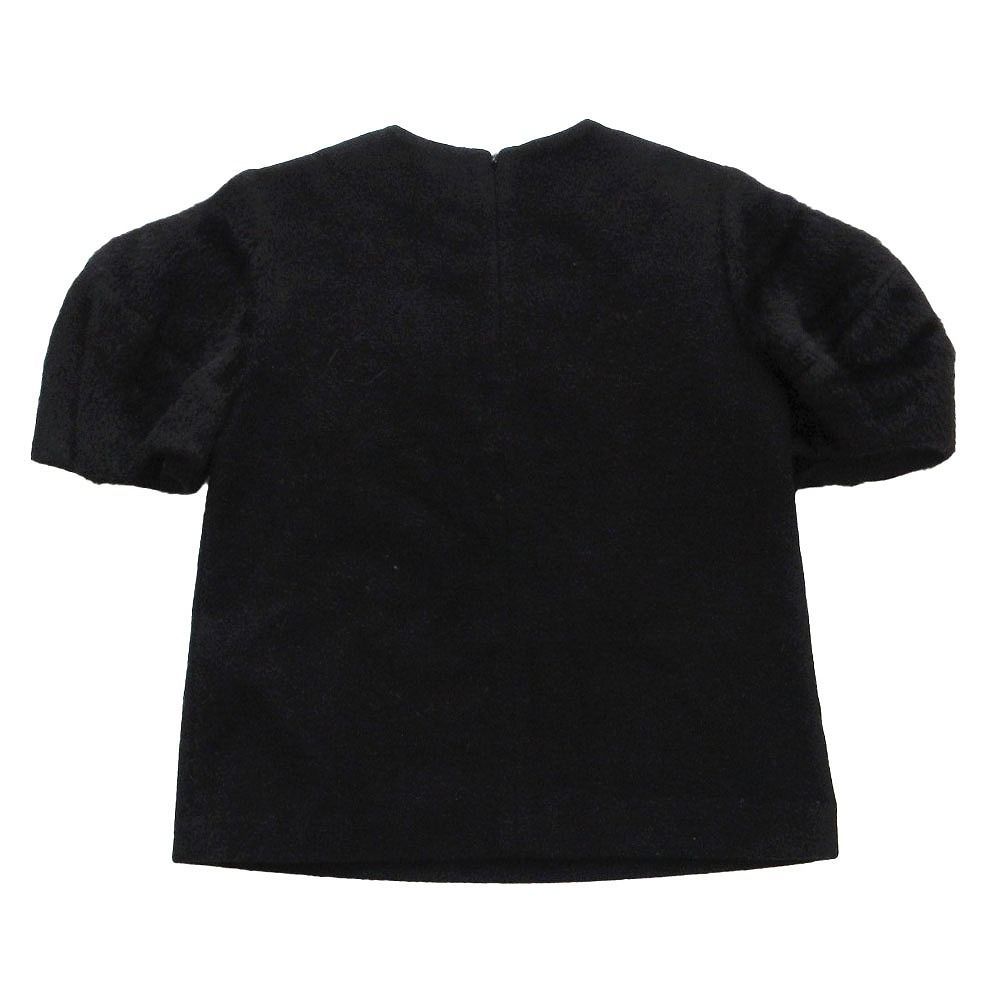 YOKO CHAN ヨーコチャン YCB-415-054 アルパカファー袖 トップス 半袖