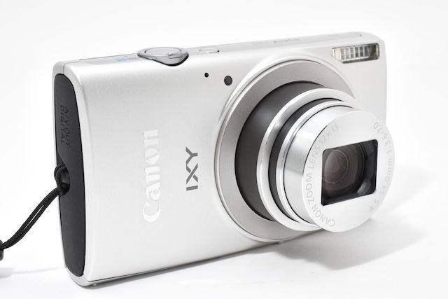 並品＞ Canon デジタルカメラ IXY 170 シルバー 光学12倍ズーム IXY170