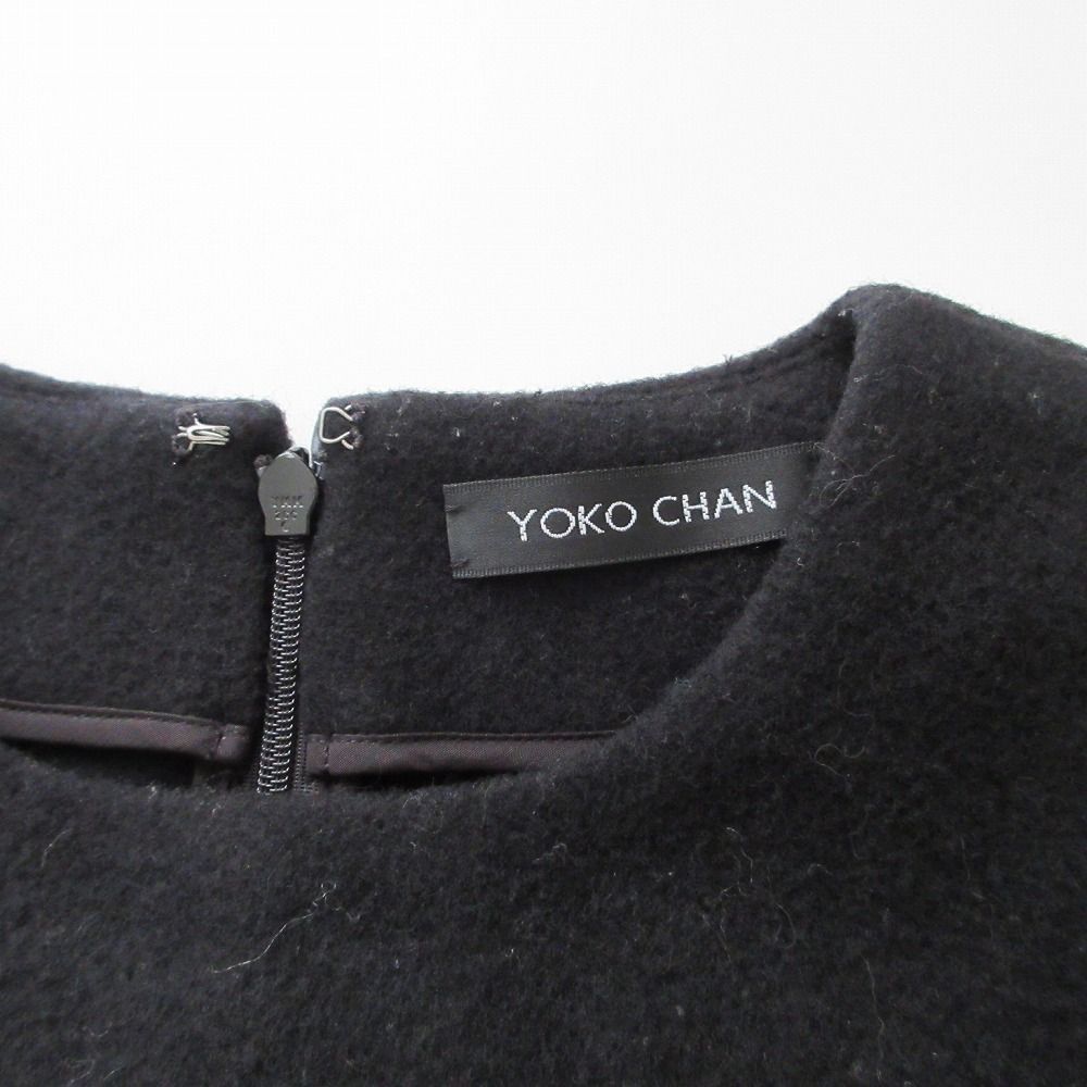 YOKO CHAN ヨーコチャン YCB-415-054 アルパカファー袖 トップス 半袖