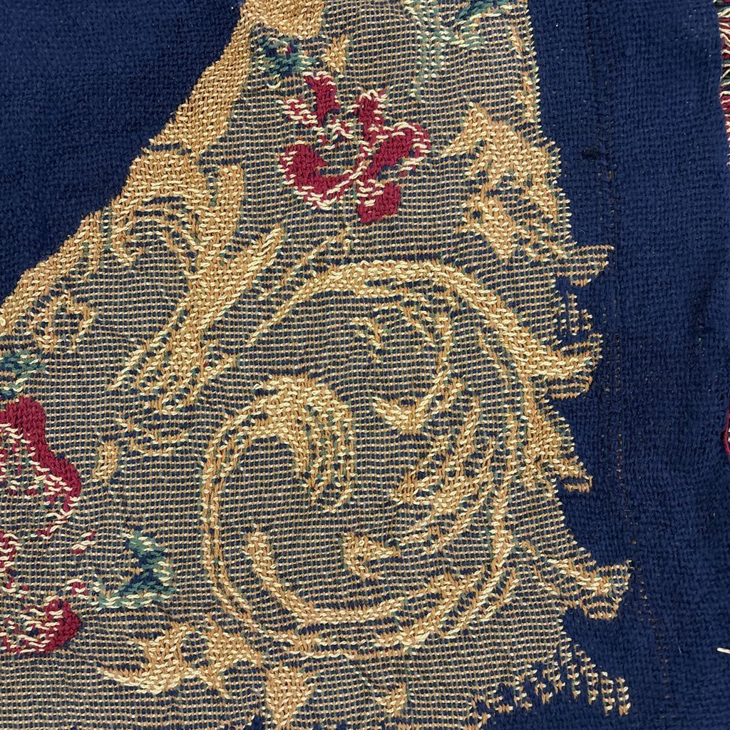 vintageラグ ブランケット マルチカバー タペストリー 宗教 キリスト教