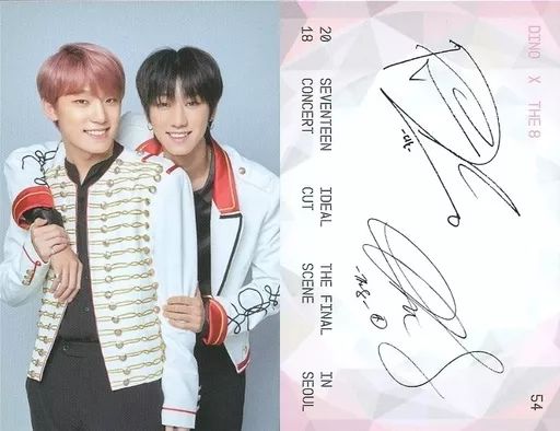 中古】コレクションカード(男性) 54：SEVENTEEN/DINO(ディノ)・THE8