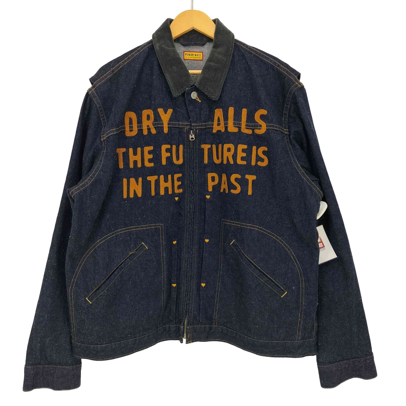ヒューマンメイド HUMAN MADE 25aw ZIP-UP DENIM WORK JACKET メンズ
