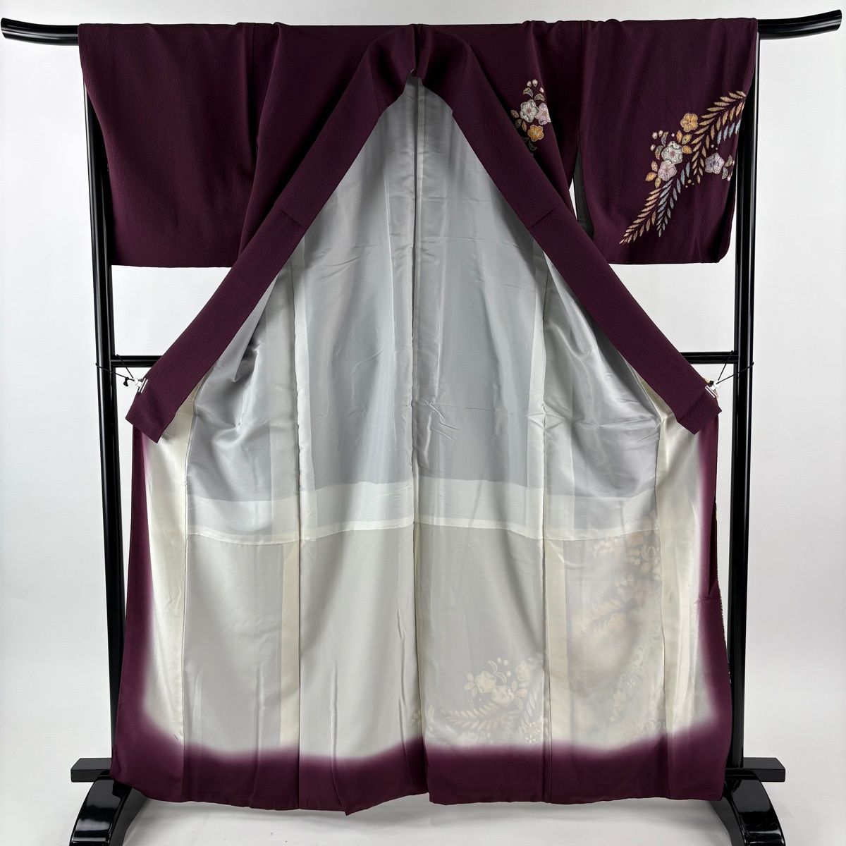 専用 最終値下げ T-238 付け下げ 辻ヶ花 翠山工房 袷 茶紫 金彩 やまと 専用 最終値下げ T-238 付け下げ 辻ヶ花 翠山工房 袷 茶紫