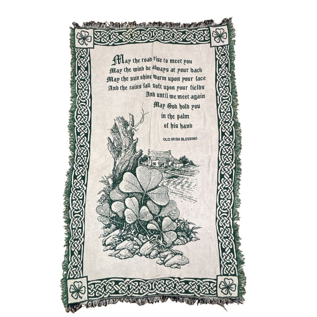 vintageラグ ブランケット マルチカバー タペストリー 宗教 キリスト教