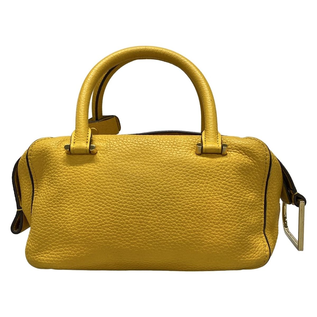 DELVAUX(デルボー) ハンドバッグ クールボックス ミニ イエロー レザー